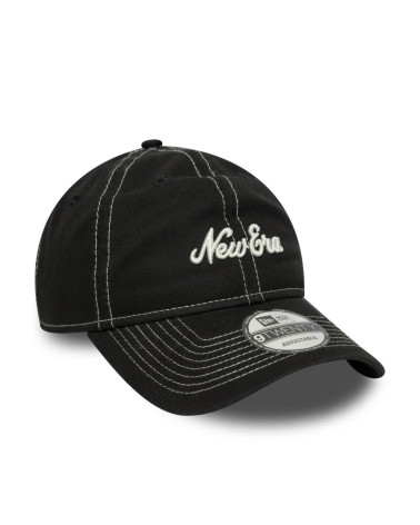 NEW ERA CONTRAST STITCH 9TWENTY NEWERA  BLKWHI