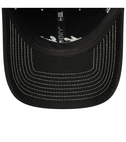 NEW ERA CONTRAST STITCH 9TWENTY NEWERA  BLKWHI