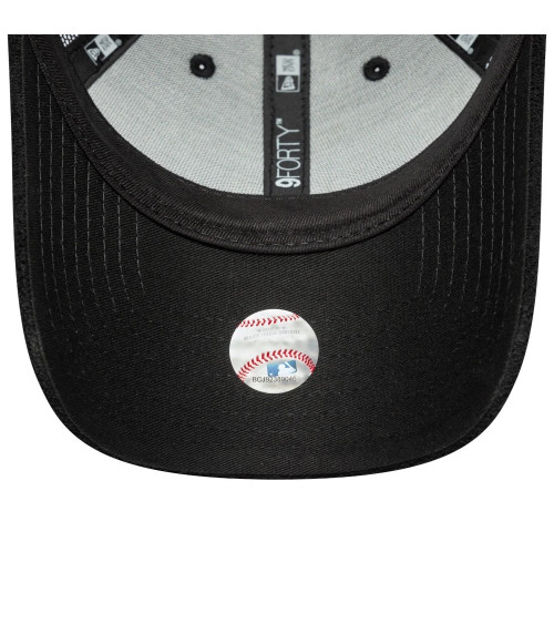 NEW ERA WMNS FABRIC 9FORTY TRUCKER LOSDOD  BLK