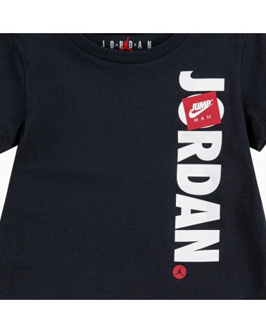 NIKE COMPLETO SET JUMPMAN DA BAMBINO NEROROSSO