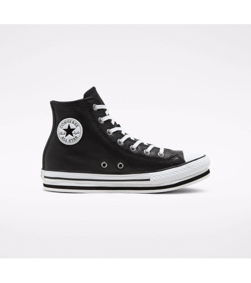 CONVERSE CHUCK TAYLOR ALL STAR 2V, SCARPE DA GINNASTICA BAMBINA, NERO, 27 EU