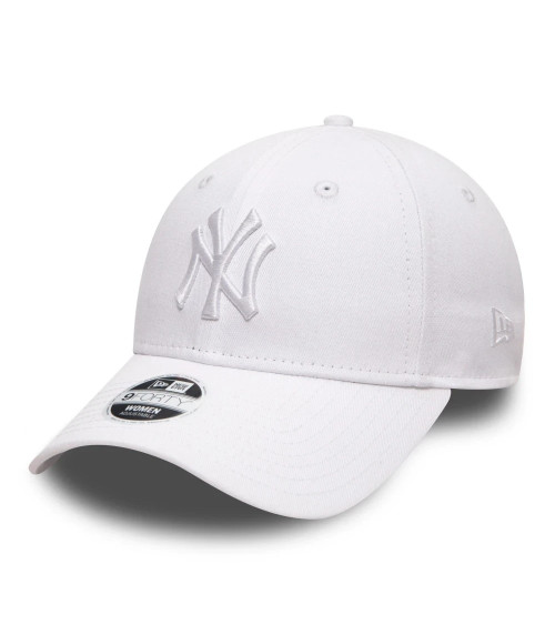 NEW ERA NEW YORK YANKEES LEAGUE ESSENTIAL WHITE 9FORTY WOMEN CAP