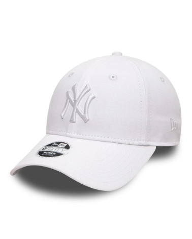 NEW ERA NEW YORK YANKEES LEAGUE ESSENTIAL WHITE 9FORTY WOMEN CAP