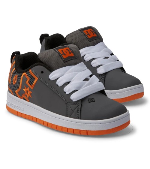 DC SHOES COURT GRAFFIK, SCARPE DA SKATE, BLACK/WHITE, 27.5 EU