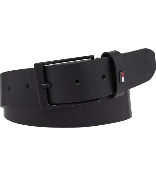 Cintura Tommy Hilfiger Uomo Nera | Pelle Layton | Shop Online