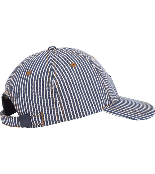 Tommy Hilfiger Cappello Uomo Rigato Heritage Stripe Bianco