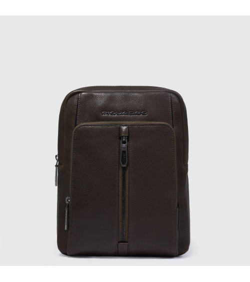 PIQUADRO CA1816W130 Men's Crossbody - Dark Brown Leather - Shop!