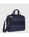 Piquadro 14" Recycled Fabric Laptop Bag - Blue | Official Store