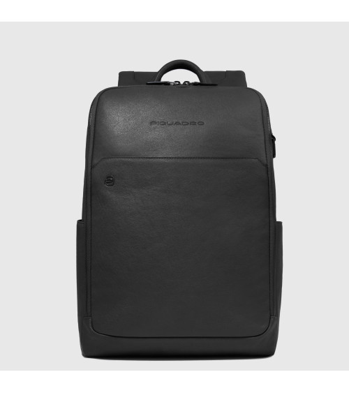 Piquadro Leder Rucksack 14" Herren Schwarz – Jetzt kaufen!