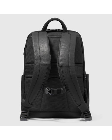 Piquadro Zaino Pelle Porta PC 15,6" Nero CA6503B3