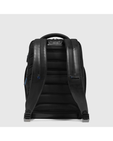 Zaino Piquadro Pelle Blu Porta PC 14" Personalizzabile