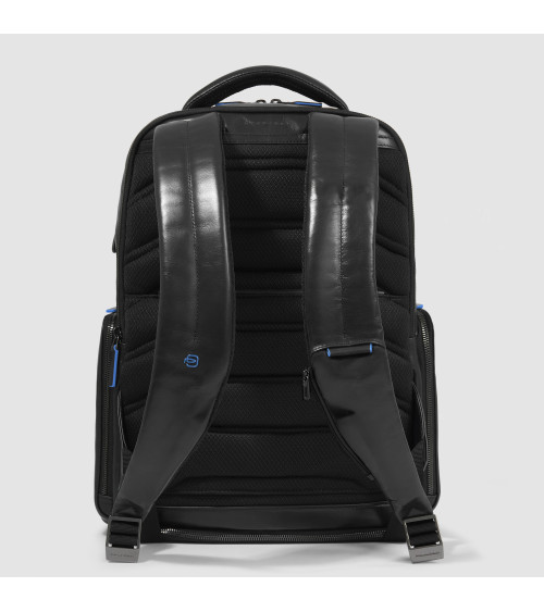 Zaino Piquadro Blue Square Pelle Marrone USB