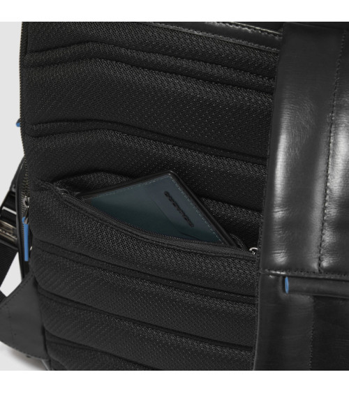 Zaino Piquadro Blue Square Pelle Marrone USB