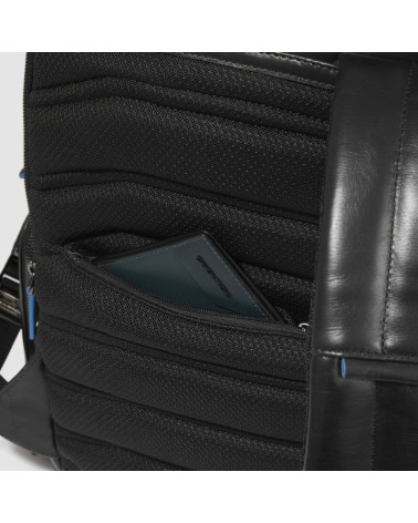 Sac à dos Piquadro cuir marron USB 15,6"