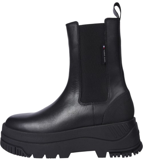 Botas Chelsea Tommy Hilfiger Negras Mujer