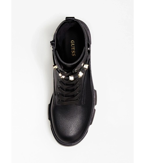 **Meta Title:** Buy GUESS MADOX Black Ankle Boots Online