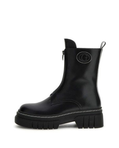 **Meta Title**: Buy GUESS ANNIA Women's Cozy Black Ankle Boots