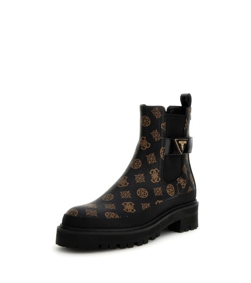 Stivaletti Guess BENSLY Nero/Marrone - Eleganza e comodità