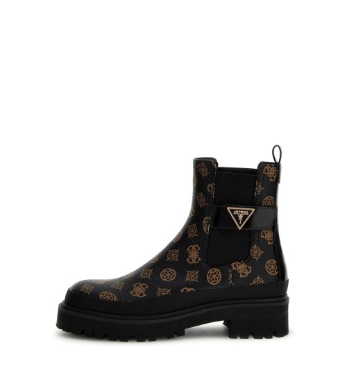 Shop Guess BENSLY Boots - Black & Brown Style