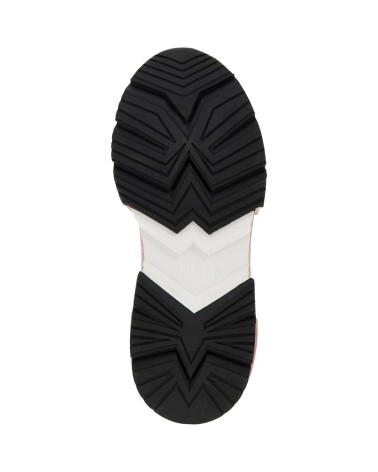 Shop GUESS CARRLI5 White/Pink Sneakers