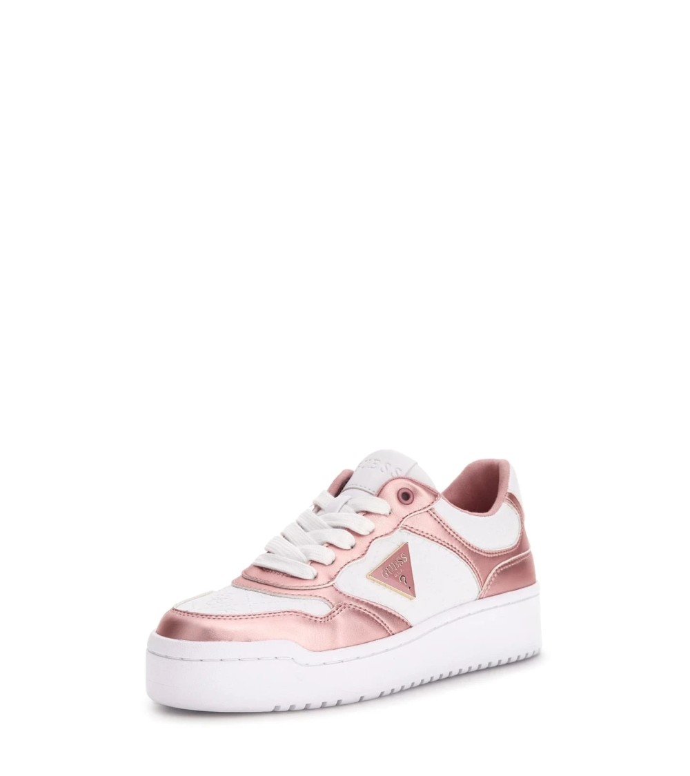 **Meta Title**: Buy GUESS MIRAM6 Sneakers - Stylish White & Pink