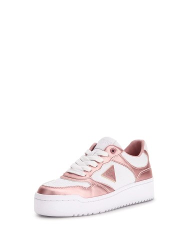 GUESS Damen MIRAM6 Sneaker Weiß/Pink – Stil und Komfort