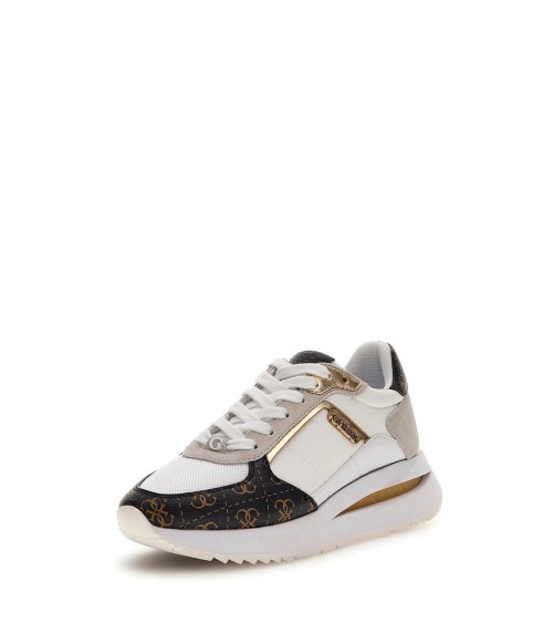 Buy GUESS Energy3 Sneakers in Stylish White and Brown