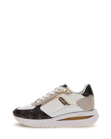 Buy GUESS Energy3 Sneakers in Stylish White and Brown