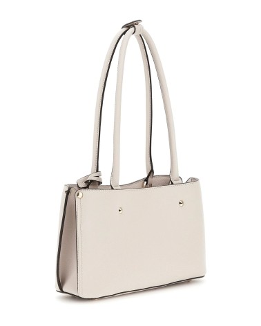 Guess Meridian Girlfriend Satchel Ivory: Chic & Timeless Style