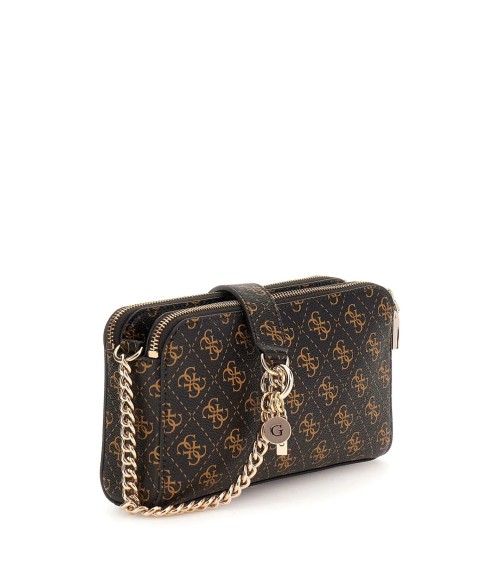 GUESS Eco Erica - elegante braune Umhängetasche für jeden Anlass