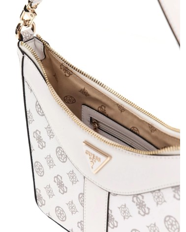 **Meta Title:** Elegant GUESS Dorys Bag - Chic Sand Logo Design