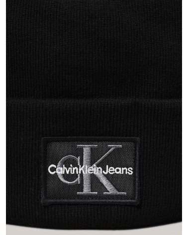 Calvin Klein Mono Logo Beanie - Stylish Warm Accessory