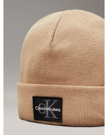 Calvin Klein Mono Logo Beanie - Stylish Warm Accessory