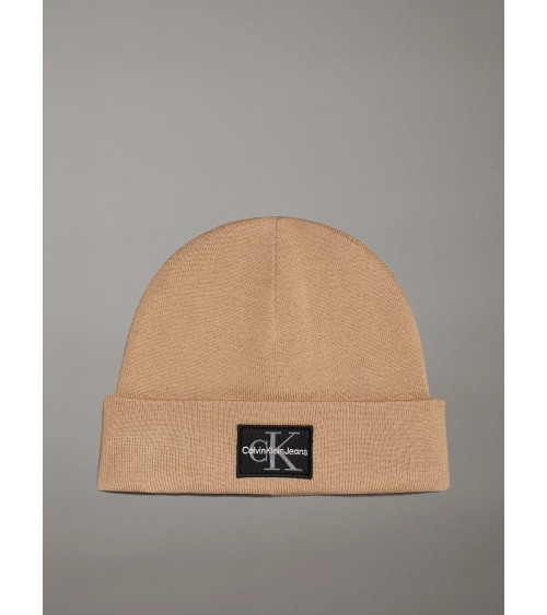 Calvin Klein Mono Logo Beanie - Stylish Warm Accessory