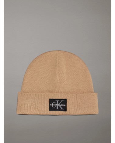 Calvin Klein Mono Logo Beanie - Stylish Warm Accessory
