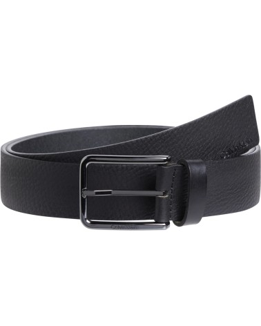 Cintura in pelle Calvin Klein WARMTH PB 35 mm nera