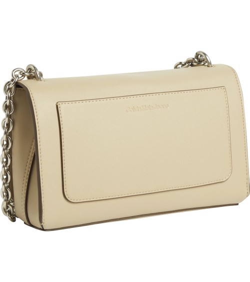 Borsa a tracolla Calvin Klein Sculpted grigia ed elegante
