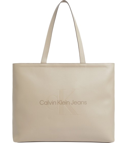 Bolso Calvin Klein Slim Gris Mujer - Elegancia y Estilo Clásico