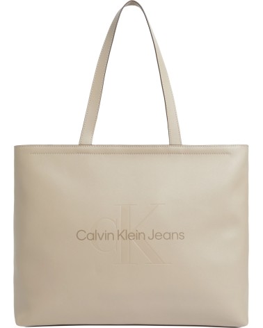 Meta Title: Sac Calvin Klein Sculpté Femme - Élégance Grise