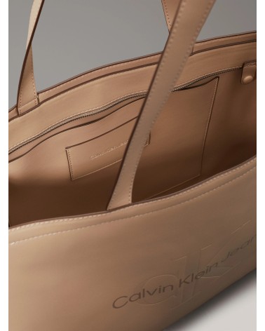 Borsa Grigia Calvin Klein Sculpted Slim Tote 34