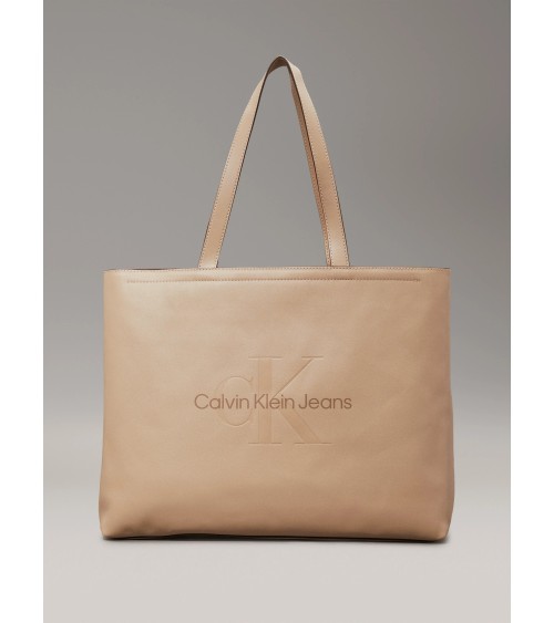 Borsa Grigia Calvin Klein Sculpted Slim Tote 34