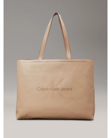 Meta Title: Sac Calvin Klein Sculpté Femme - Élégance Grise