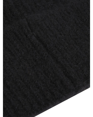 **Meta Title:** Calvin Klein Embroidery Pom-pom Beanie - Black