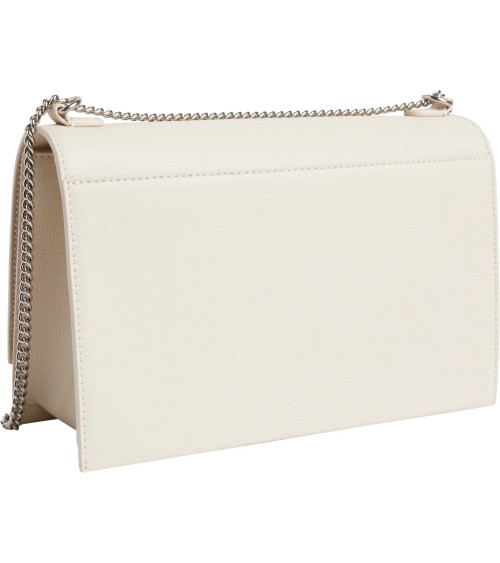 Calvin Klein Forged Lock Flap Bag - Stylish Black Handbag