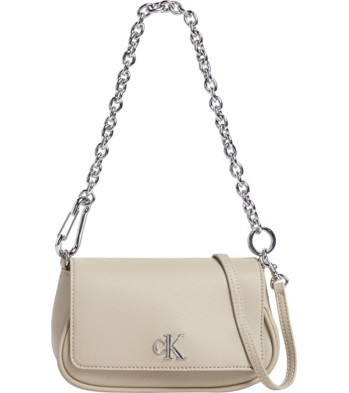 Calvin Klein Minimal Monogram Tasche - Grau Crossover Tasche