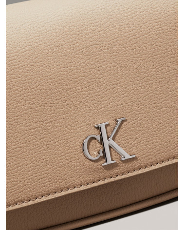 Sac bandoulière Calvin Klein Minimal Monogram - Élégance Grise
