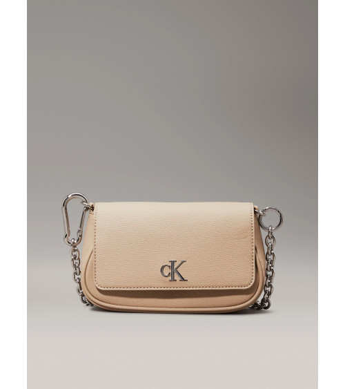 Sac bandoulière Calvin Klein Minimal Monogram - Élégance Grise