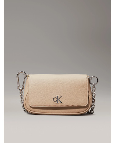 Bolso Calvin Klein Monograma - Mujer Color Gris claro