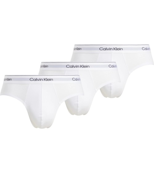 Slip Icon Uomo Calvin Klein, confezione da 3, elasticizzati.