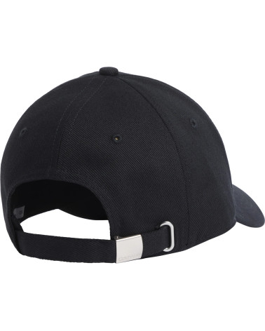 Cappello Nero Unisex in Cotone con Logo Ricamato Calvin Klein